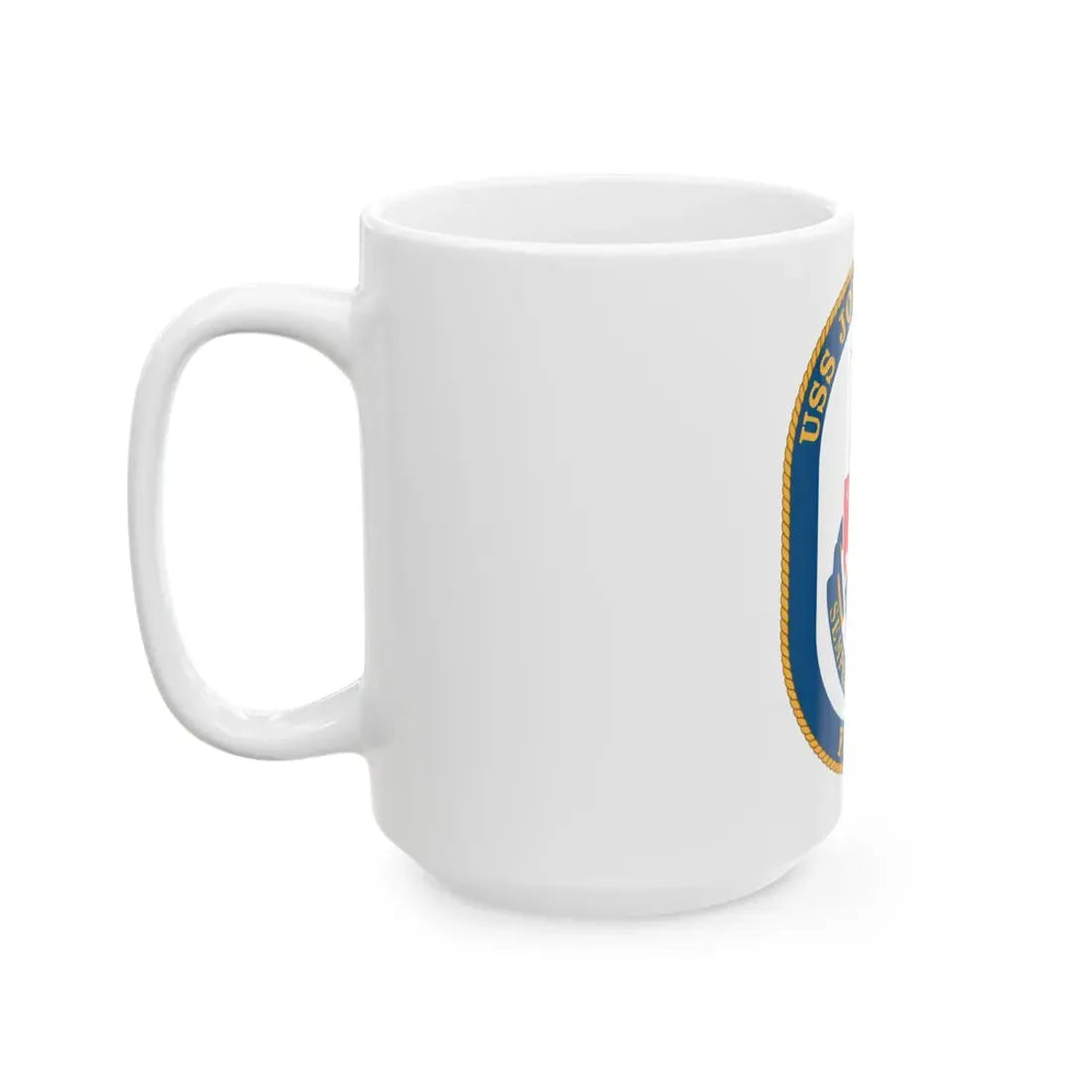 USS John L Hall FFG 32 (U.S. Navy) White Coffee Mug - Go Mug Yourself