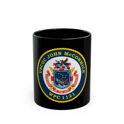 USS John McCormick WPC 1121 (U.S. Coast Guard) Black Coffee Mug-11oz-Go Mug Yourself