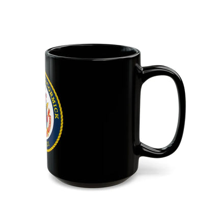 USS John McCormick WPC 1121 (U.S. Coast Guard) Black Coffee Mug-Go Mug Yourself