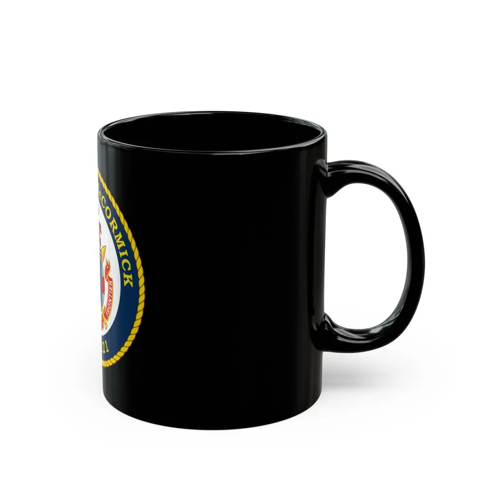 USS John McCormick WPC 1121 (U.S. Coast Guard) Black Coffee Mug-Go Mug Yourself