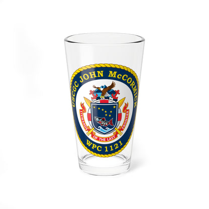 USS John McCormick WPC 1121 (U.S. Coast Guard) Pint Glass 16oz-16oz-Go Mug Yourself