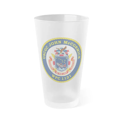 USS John McCormick WPC 1121 (U.S. Coast Guard) Frosted Pint Glass 16oz Default Title - Go Mug Yourself