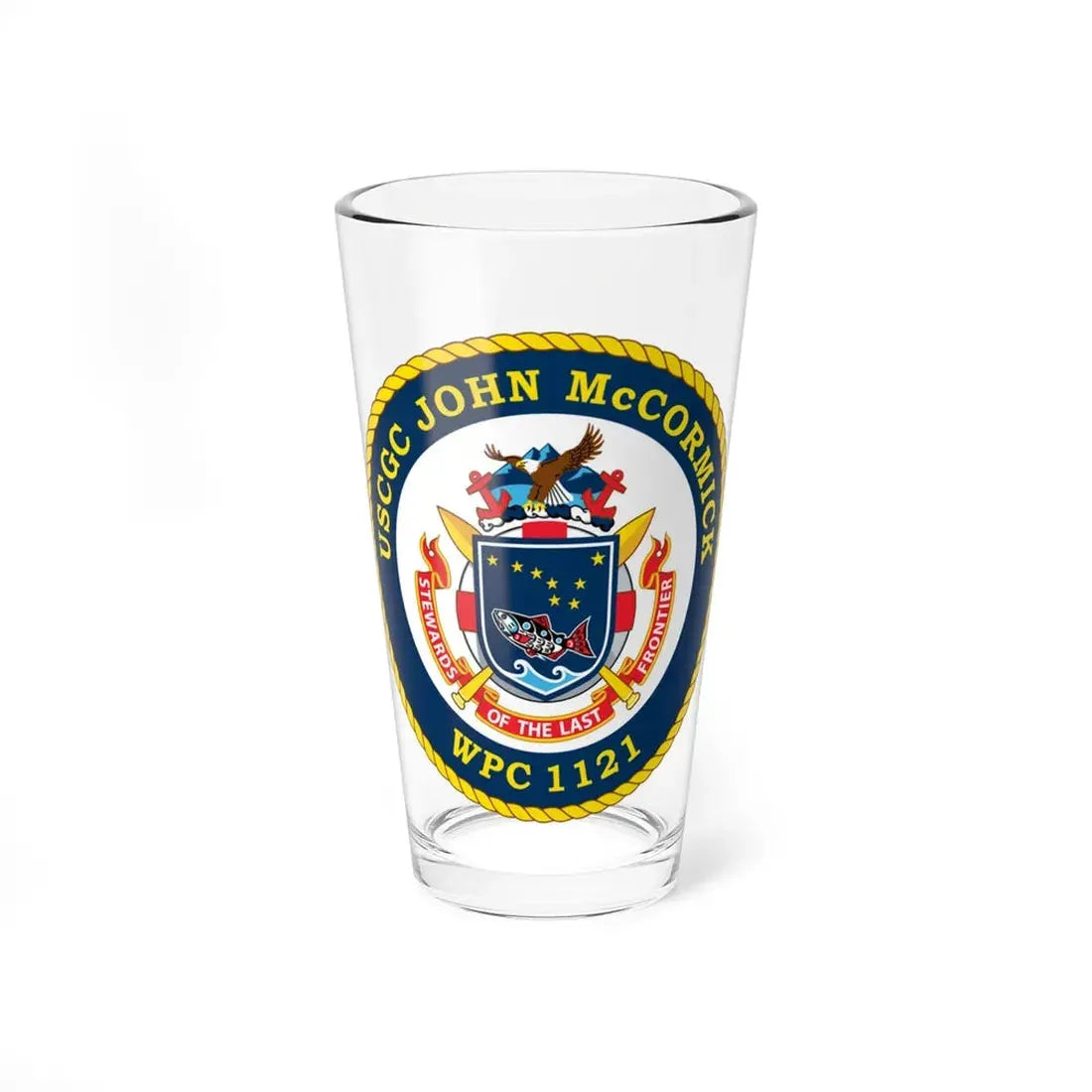 USS John McCormick WPC 1121 (U.S. Coast Guard) Pint Glass 16oz 16oz - Go Mug Yourself