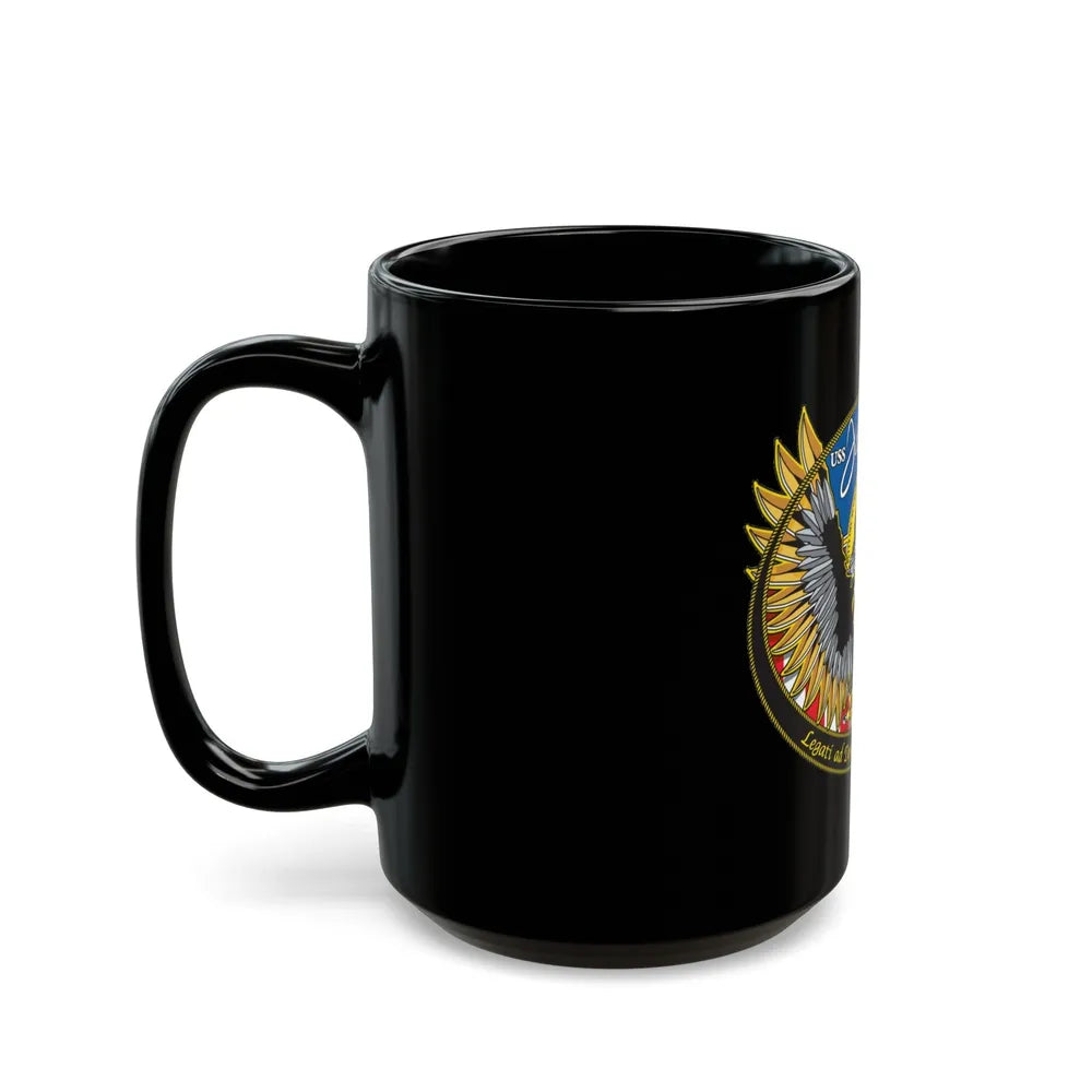 USS John Warner SSN 785 (U.S. Navy) Black Coffee Mug-Go Mug Yourself