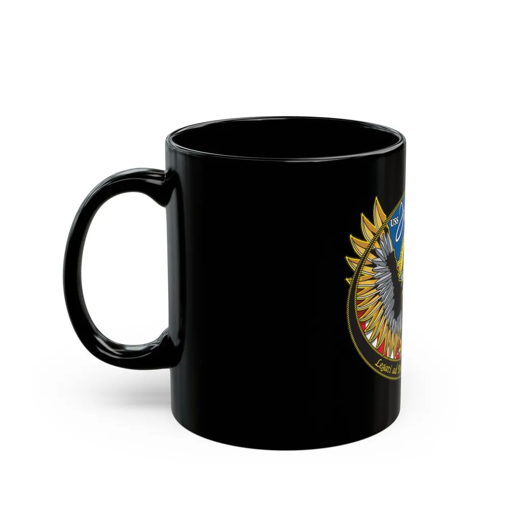 USS John Warner SSN 785 (U.S. Navy) Black Coffee Mug-Go Mug Yourself