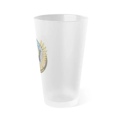 USS John Warner SSN 785 (U.S. Navy) Frosted Pint Glass 16oz - Go Mug Yourself