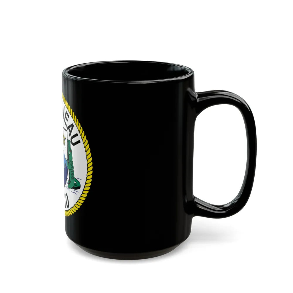 USS Juneau LPD 10 (U.S. Navy) Black Coffee Mug-Go Mug Yourself