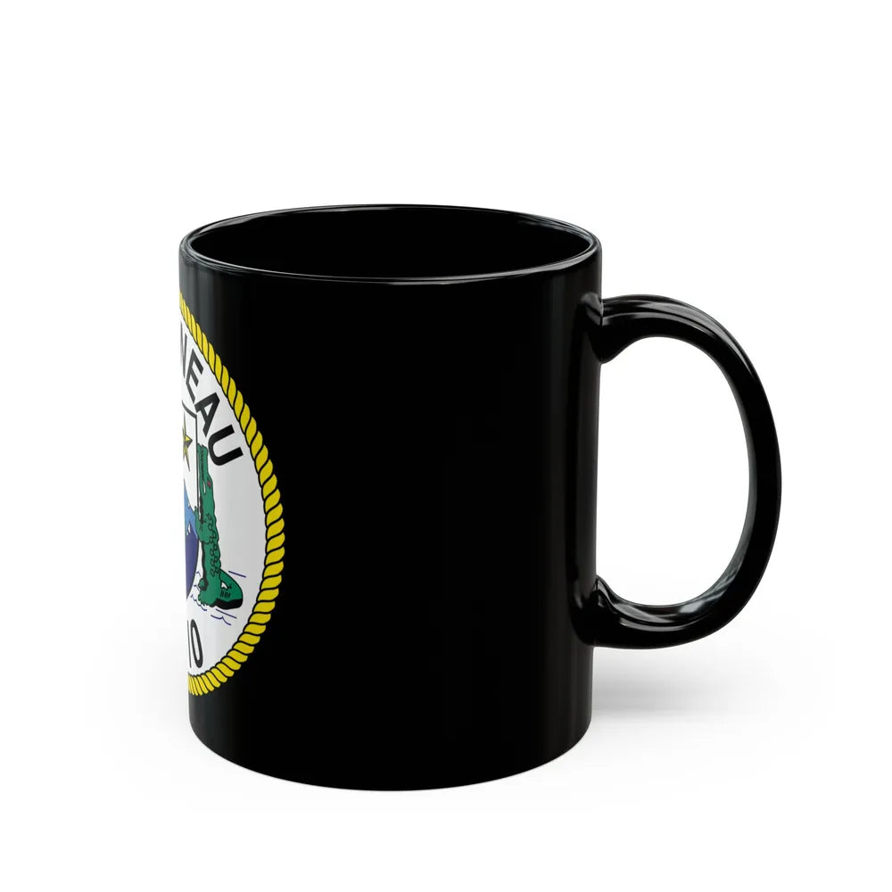 USS Juneau LPD 10 (U.S. Navy) Black Coffee Mug-Go Mug Yourself