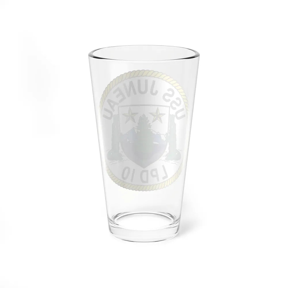 USS Juneau LPD 10 (U.S. Navy) Pint Glass 16oz-Go Mug Yourself