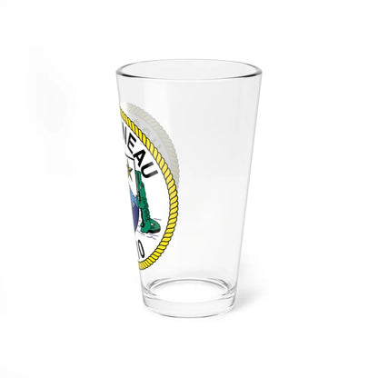 USS Juneau LPD 10 (U.S. Navy) Pint Glass 16oz-Go Mug Yourself