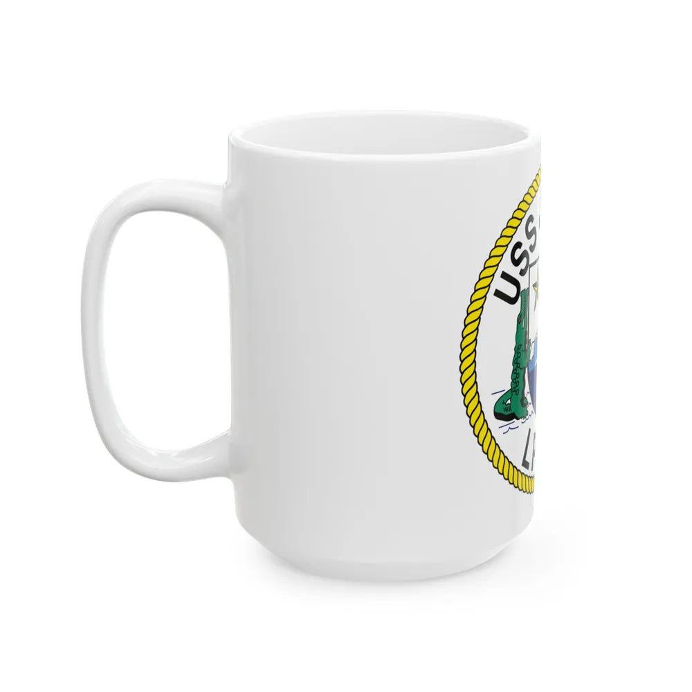 USS Juneau LPD 10 (U.S. Navy) White Coffee Mug-Go Mug Yourself