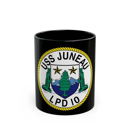USS Juneau LPD 10 (U.S. Navy) Black Coffee Mug 11oz - Go Mug Yourself