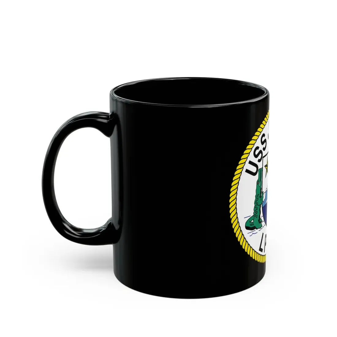 USS Juneau LPD 10 (U.S. Navy) Black Coffee Mug - Go Mug Yourself