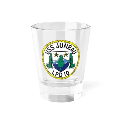 USS Juneau LPD 10 (U.S. Navy) Shot Glass 1.5oz 1.5oz - Go Mug Yourself