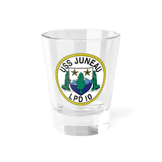 USS Juneau LPD 10 (U.S. Navy) Shot Glass 1.5oz 1.5oz - Go Mug Yourself