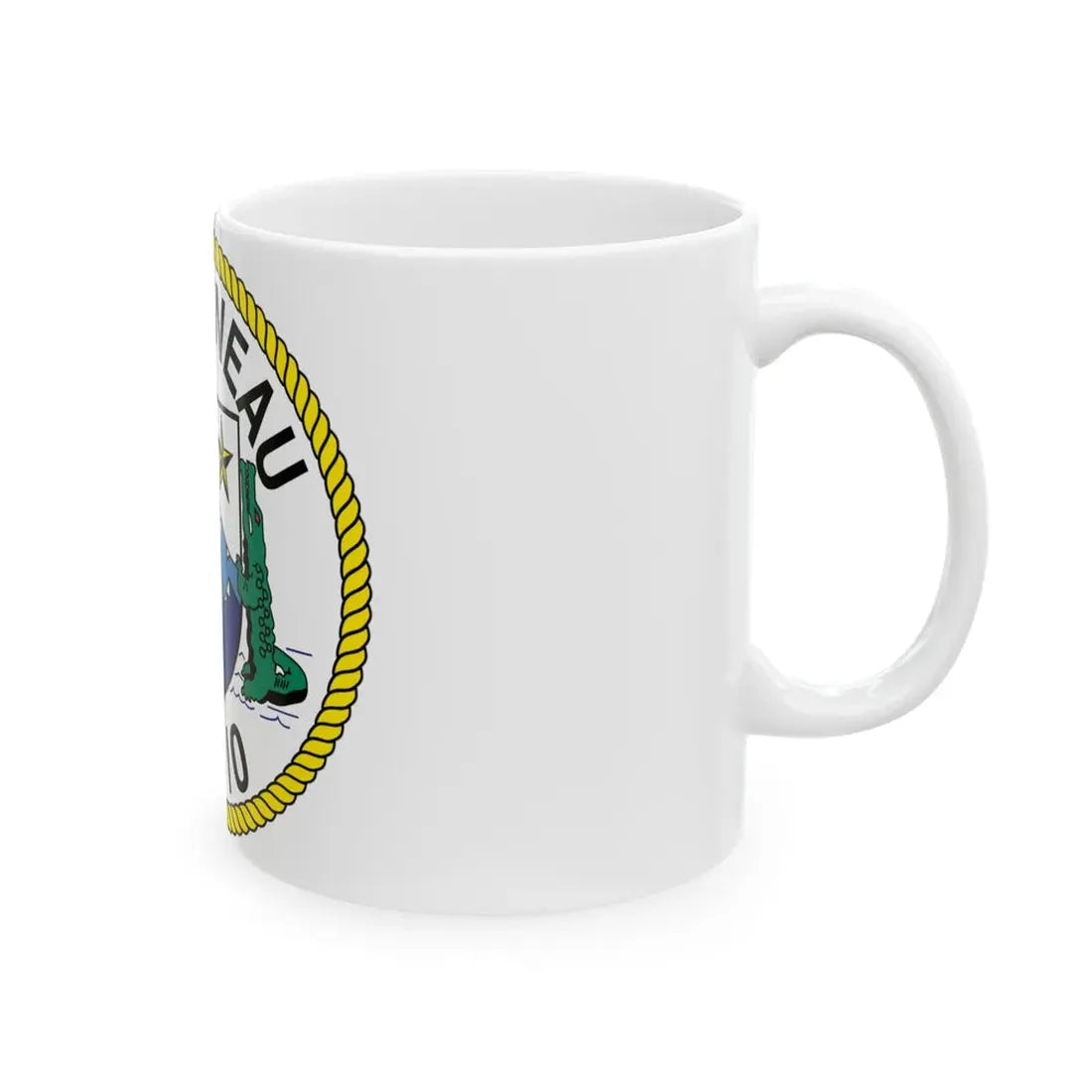 USS Juneau LPD 10 (U.S. Navy) White Coffee Mug - Go Mug Yourself