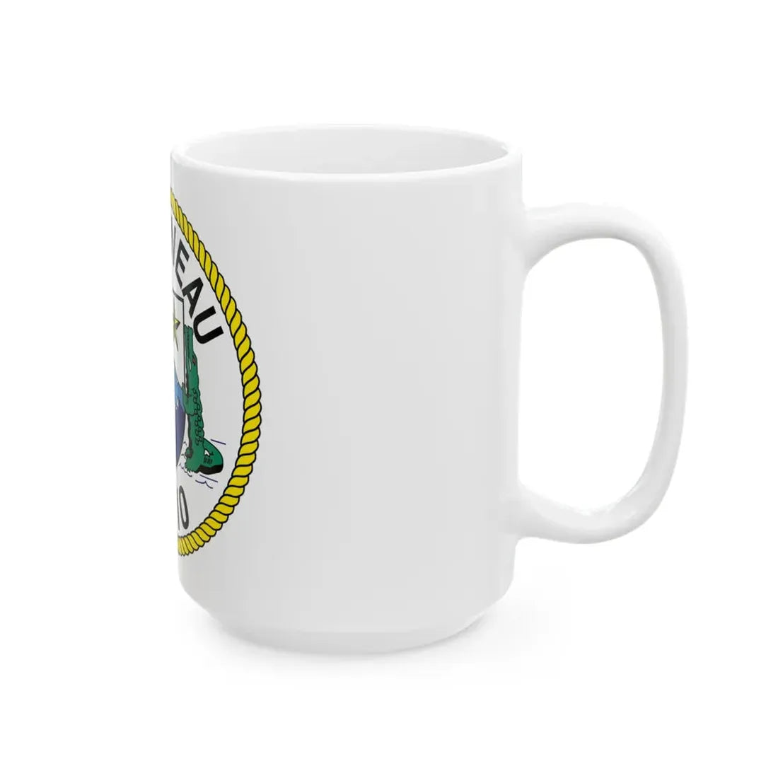 USS Juneau LPD 10 (U.S. Navy) White Coffee Mug - Go Mug Yourself