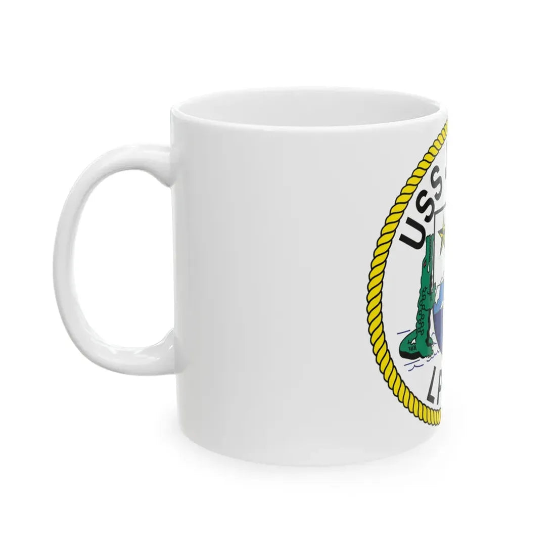 USS Juneau LPD 10 (U.S. Navy) White Coffee Mug - Go Mug Yourself