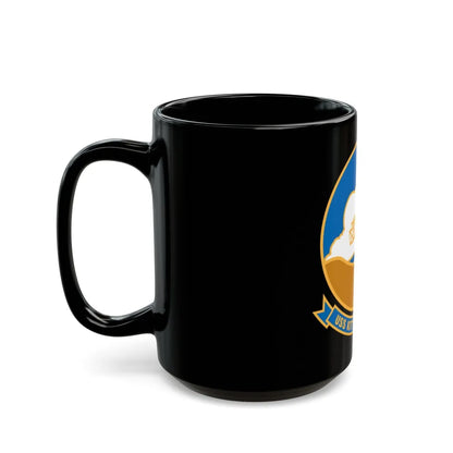 USS Kitty Hawk CV 63 (U.S. Navy) Black Coffee Mug-Go Mug Yourself