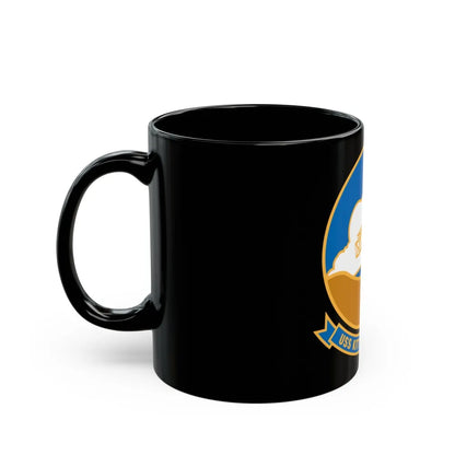 USS Kitty Hawk CV 63 (U.S. Navy) Black Coffee Mug-Go Mug Yourself