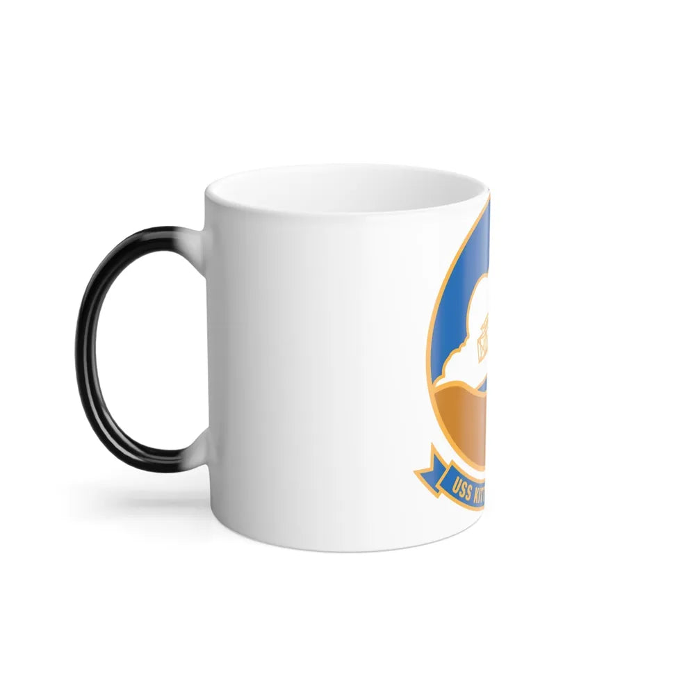 USS Kitty Hawk CV 63 (U.S. Navy) Color Changing Mug 11oz-Go Mug Yourself