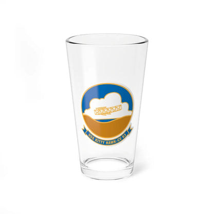 USS Kitty Hawk CV 63 (U.S. Navy) Pint Glass 16oz-16oz-Go Mug Yourself