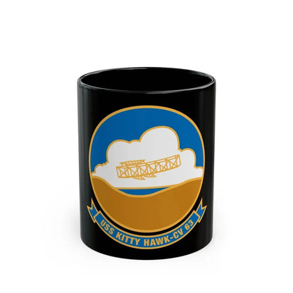 USS Kitty Hawk CV 63 (U.S. Navy) Black Coffee Mug 11oz - Go Mug Yourself