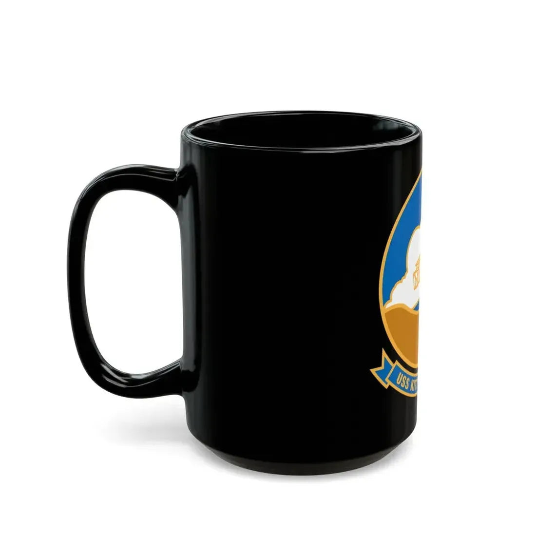 USS Kitty Hawk CV 63 (U.S. Navy) Black Coffee Mug - Go Mug Yourself