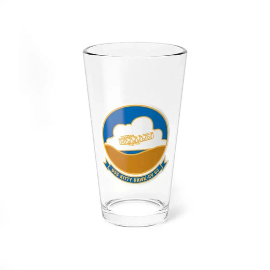 USS Kitty Hawk CV 63 (U.S. Navy) Pint Glass 16oz 16oz - Go Mug Yourself