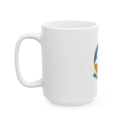 USS Kitty Hawk CV 63 (U.S. Navy) White Coffee Mug - Go Mug Yourself