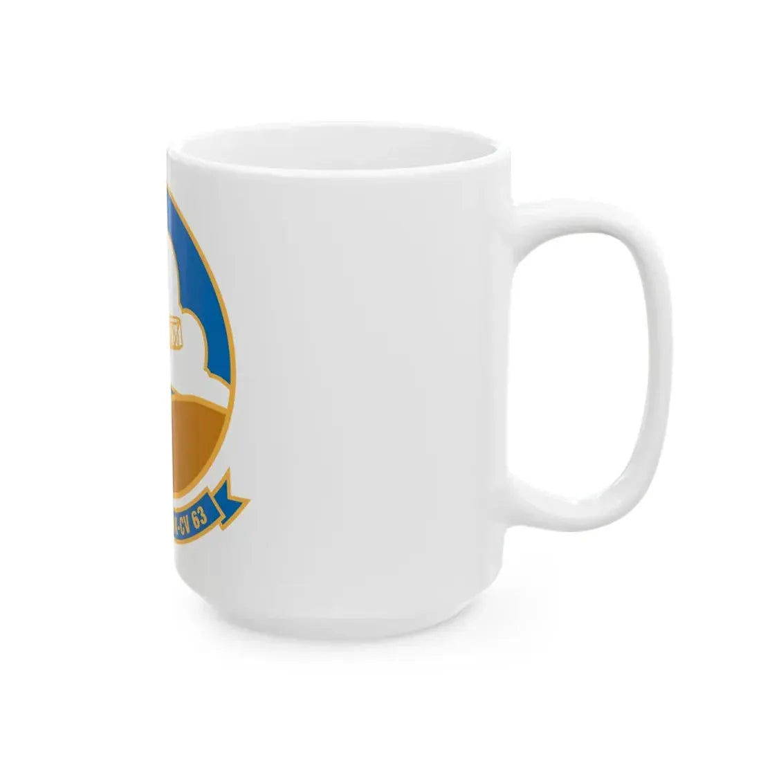 USS Kitty Hawk CV 63 (U.S. Navy) White Coffee Mug - Go Mug Yourself