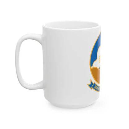 USS Kitty Hawk CV 63 (U.S. Navy) White Coffee Mug - Go Mug Yourself