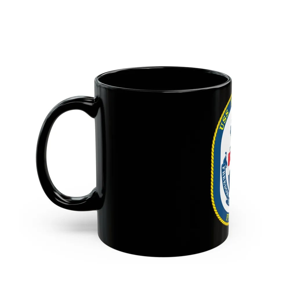 USS Klakring FFG 42 (U.S. Navy) Black Coffee Mug-Go Mug Yourself