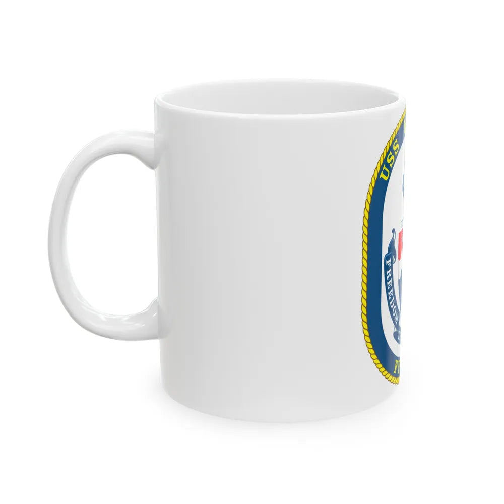 USS Klakring FFG 42 (U.S. Navy) White Coffee Mug-Go Mug Yourself