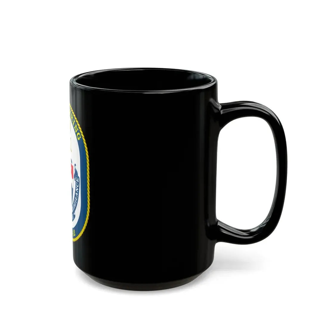 USS Klakring FFG 42 (U.S. Navy) Black Coffee Mug - Go Mug Yourself