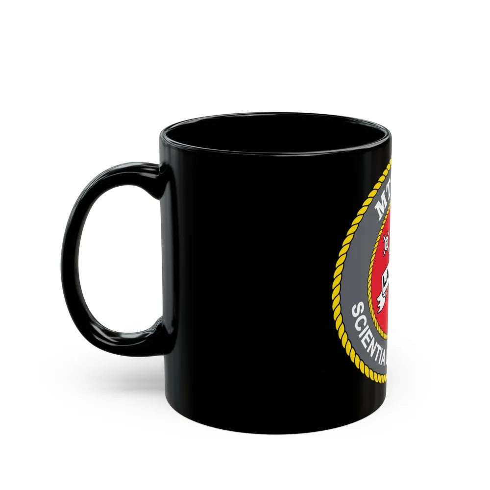 USS LA Jollo MTS 701 (U.S. Navy) Black Coffee Mug-Go Mug Yourself