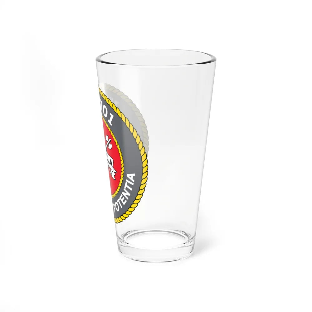 USS LA Jollo MTS 701 (U.S. Navy) Pint Glass 16oz-Go Mug Yourself