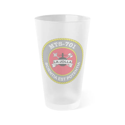 USS LA Jollo MTS 701 (U.S. Navy) Frosted Pint Glass 16oz Default Title - Go Mug Yourself