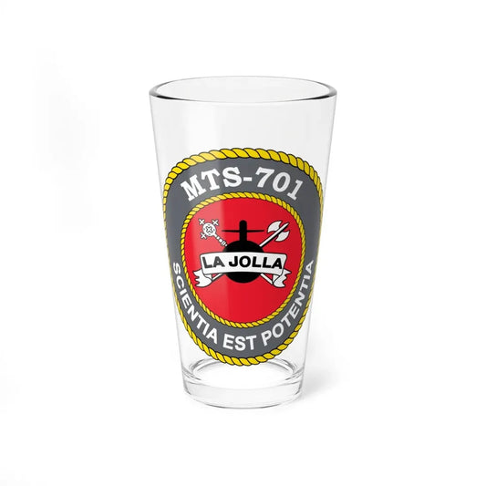 USS LA Jollo MTS 701 (U.S. Navy) Pint Glass 16oz 16oz - Go Mug Yourself