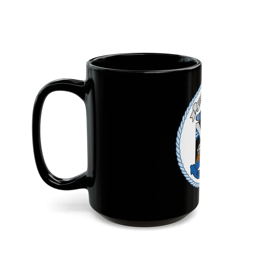 USS LA SALLE AGF 3 (U.S. Navy) Black Coffee Mug-Go Mug Yourself