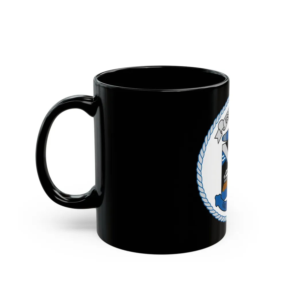 USS LA SALLE AGF 3 (U.S. Navy) Black Coffee Mug-Go Mug Yourself