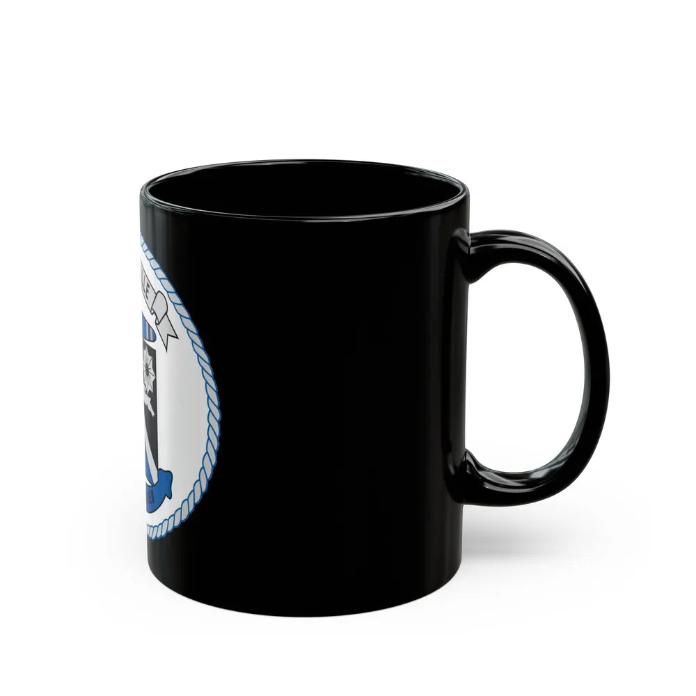 USS LA SALLE AGF 3 (U.S. Navy) Black Coffee Mug-Go Mug Yourself