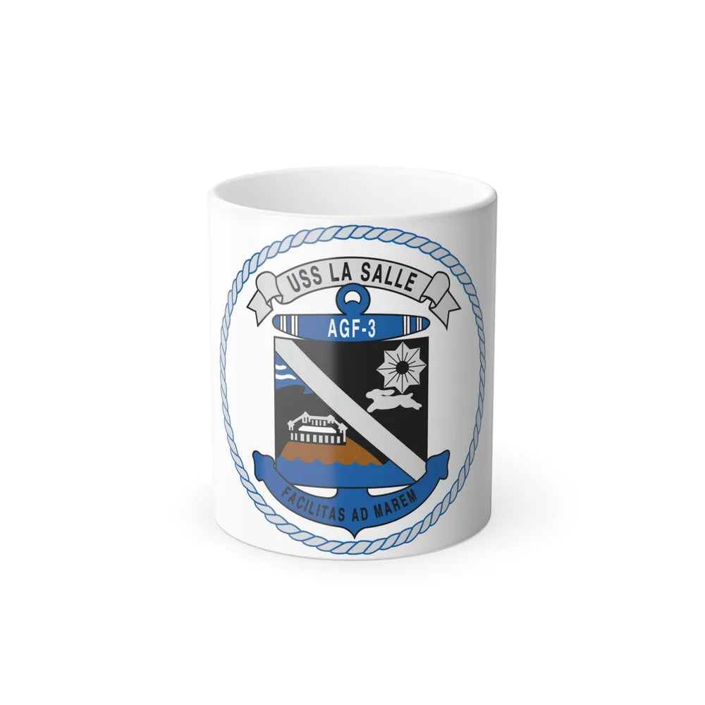 USS LA SALLE AGF 3 (U.S. Navy) Color Changing Mug 11oz-11oz-Go Mug Yourself