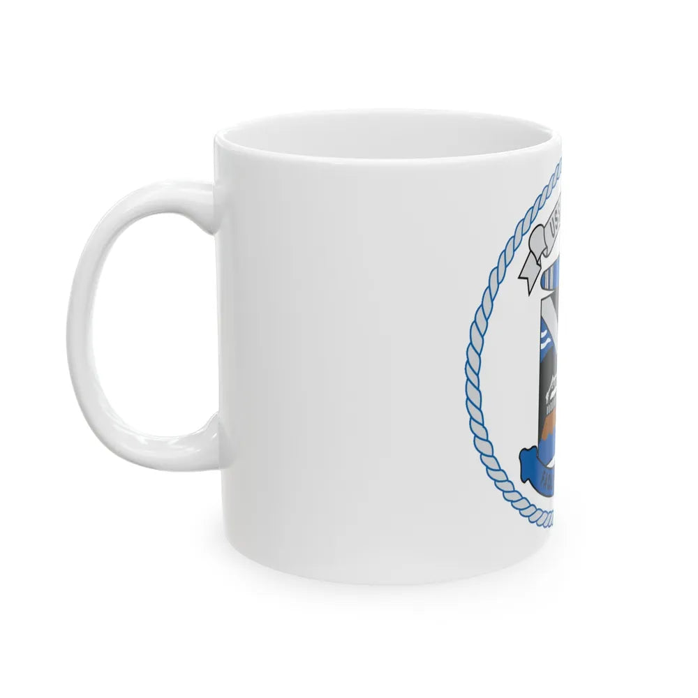 USS LA SALLE AGF 3 (U.S. Navy) White Coffee Mug-Go Mug Yourself