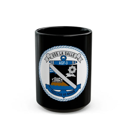 USS LA SALLE AGF 3 (U.S. Navy) Black Coffee Mug 15oz - Go Mug Yourself