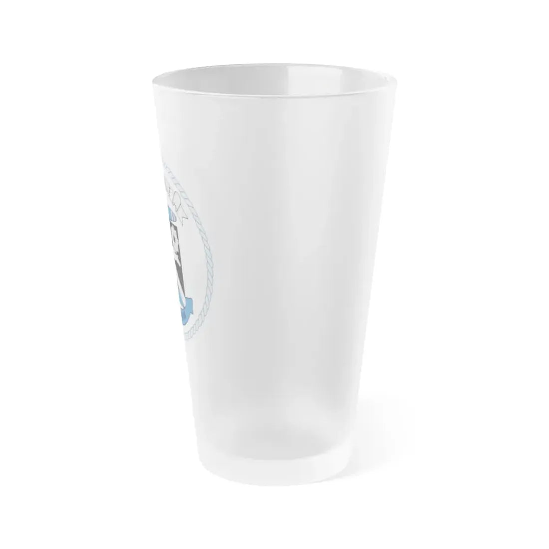 USS LA SALLE AGF 3 (U.S. Navy) Frosted Pint Glass 16oz - Go Mug Yourself