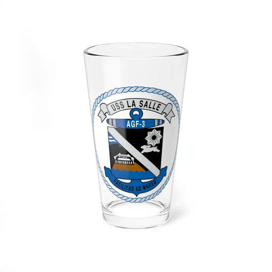 USS LA SALLE AGF 3 (U.S. Navy) Pint Glass 16oz 16oz - Go Mug Yourself