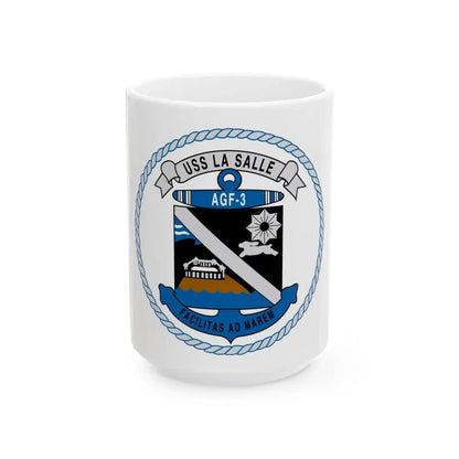 USS LA SALLE AGF 3 (U.S. Navy) White Coffee Mug 15oz - Go Mug Yourself