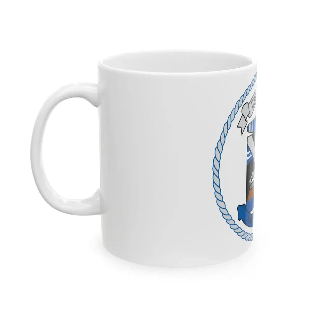 USS LA SALLE AGF 3 (U.S. Navy) White Coffee Mug - Go Mug Yourself