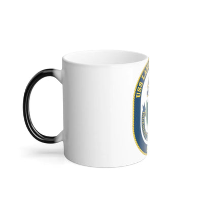 USS Lake Champlan CG 57 Crest (U.S. Navy) Color Changing Mug 11oz-Go Mug Yourself